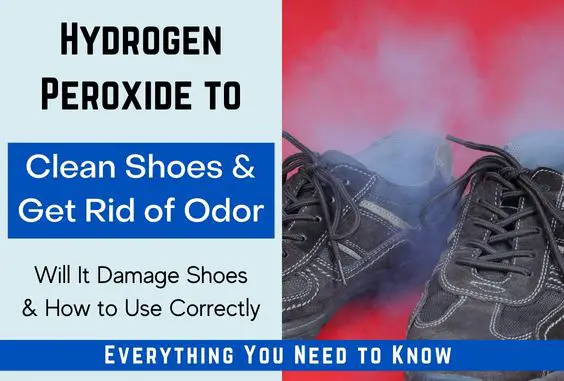 Does peroxide hot sale clean shoes